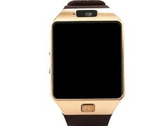 Smartwatch iUni DZ09 Plus, Camera 1.3MP, BT, 1.54 Inch, Auriu + Card MicroSD 8GB Cadou